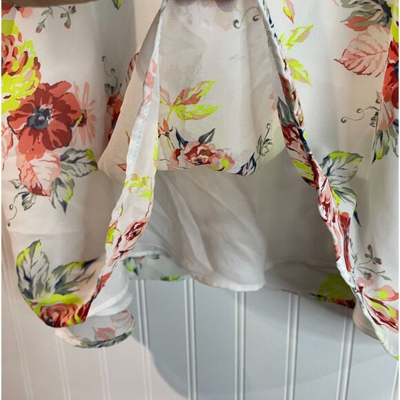 Torrid Plus Size Sophie Floral Chiffon Swing Cami Size 2 - Picture 5 of 10